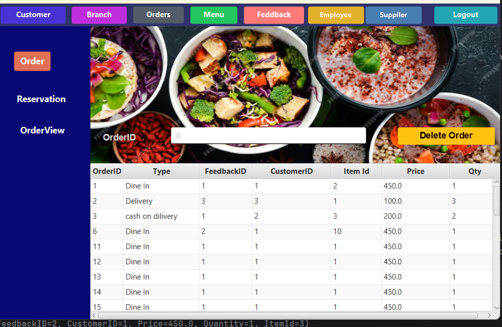 Restaurant Management System